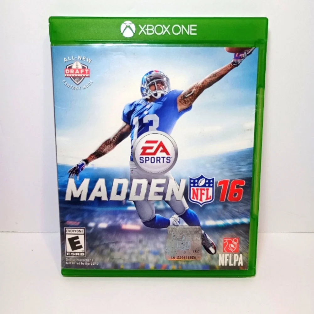 Madden NFL 16 (Microsoft Xbox One, 2015) No Manual Tested Works EUC